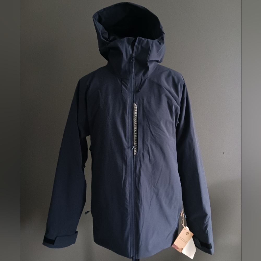 Men's Navy Hooded Puffer Jacket